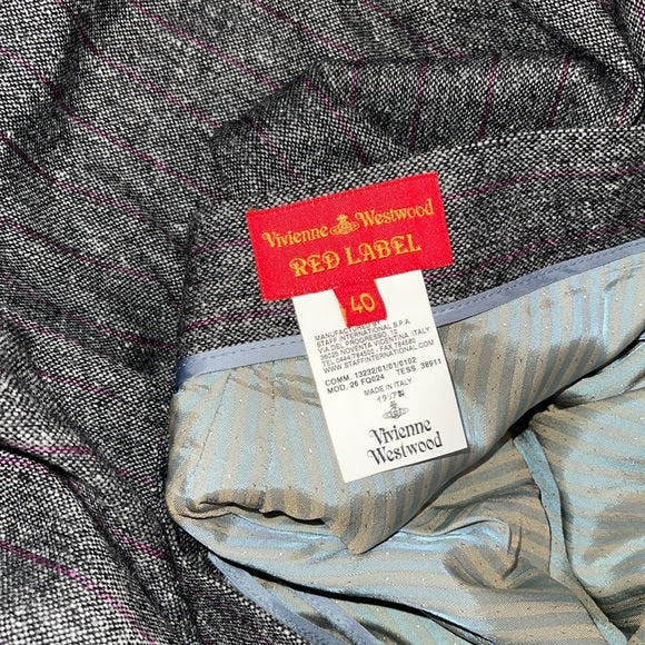 Vivienne Westwood VINTAGE SUIT RED LABEL NEVER USED IT40 US4 (RARE)