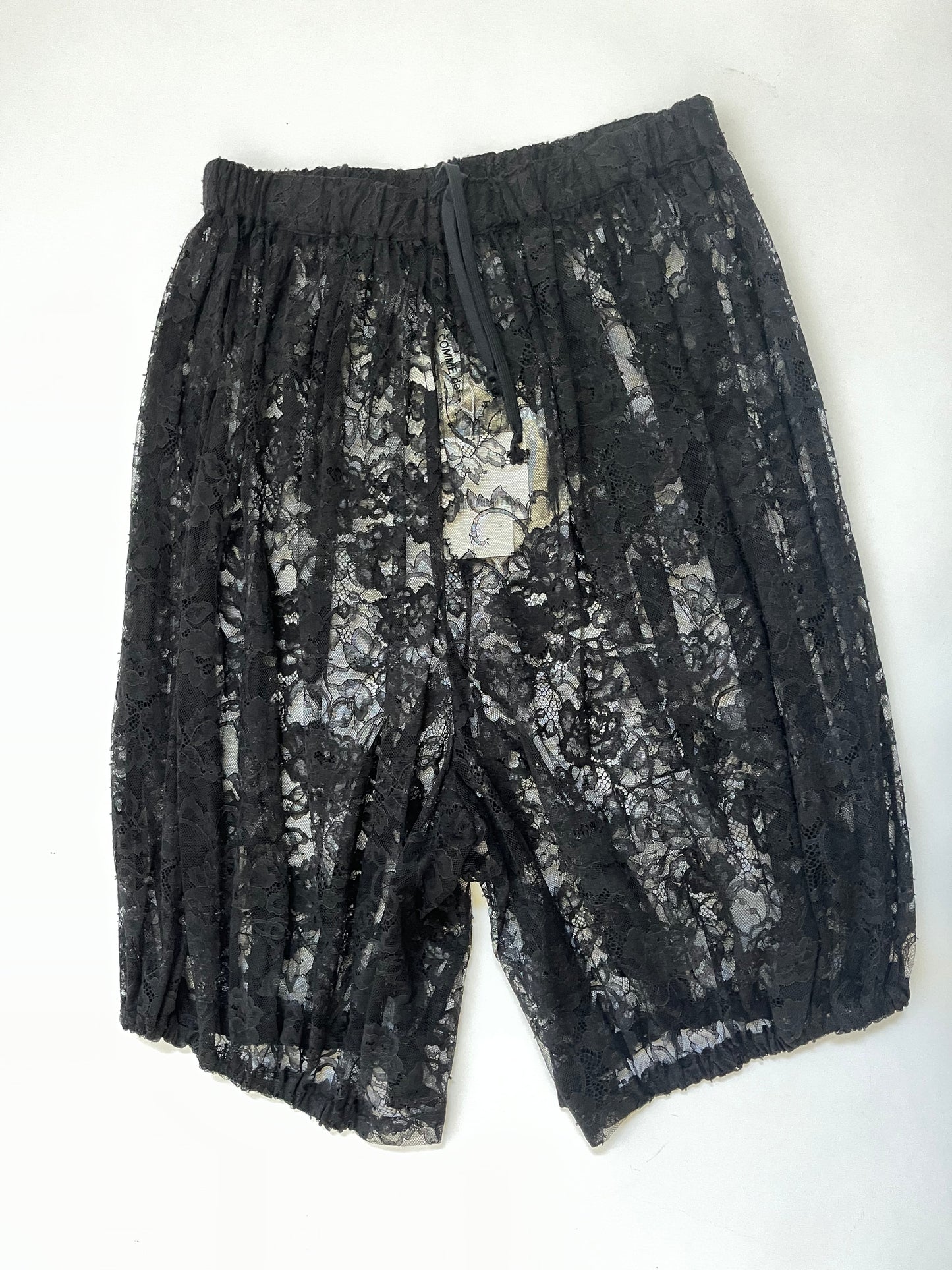 Comme des Garçons Black Lace Capri VINTAGE 2006 NWT