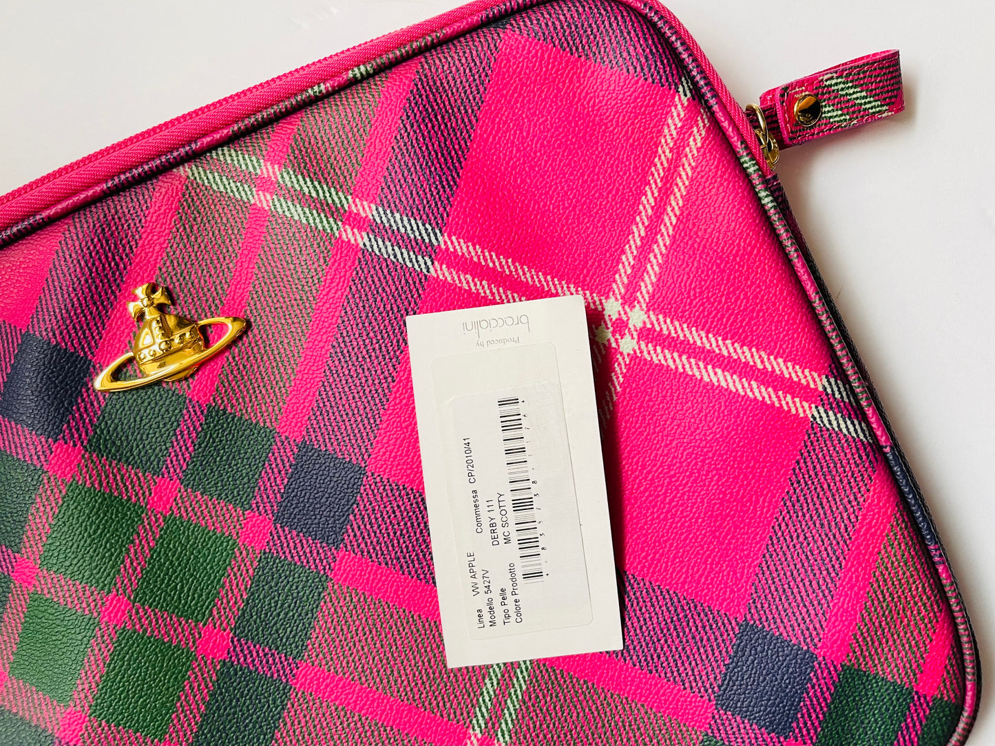Vivienne Westwood Laptop Case Apple DERBY - MC SCOTTY Vintage 2010 zippered