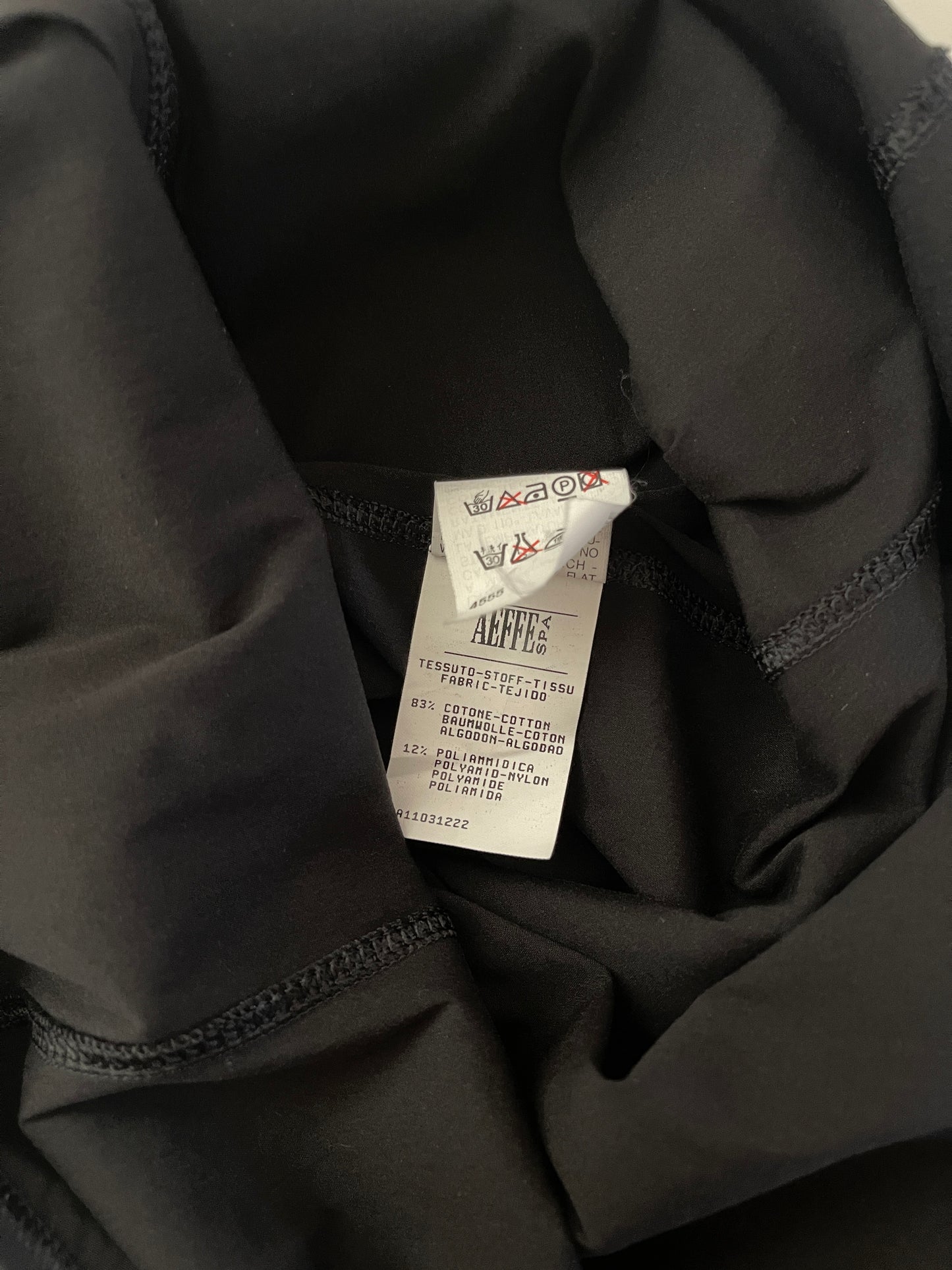 Jean Paul Gaultier Body-Suit 100% black stretch Cotton VINTAGE 1990's NWT- 2 size available IT40/IT44