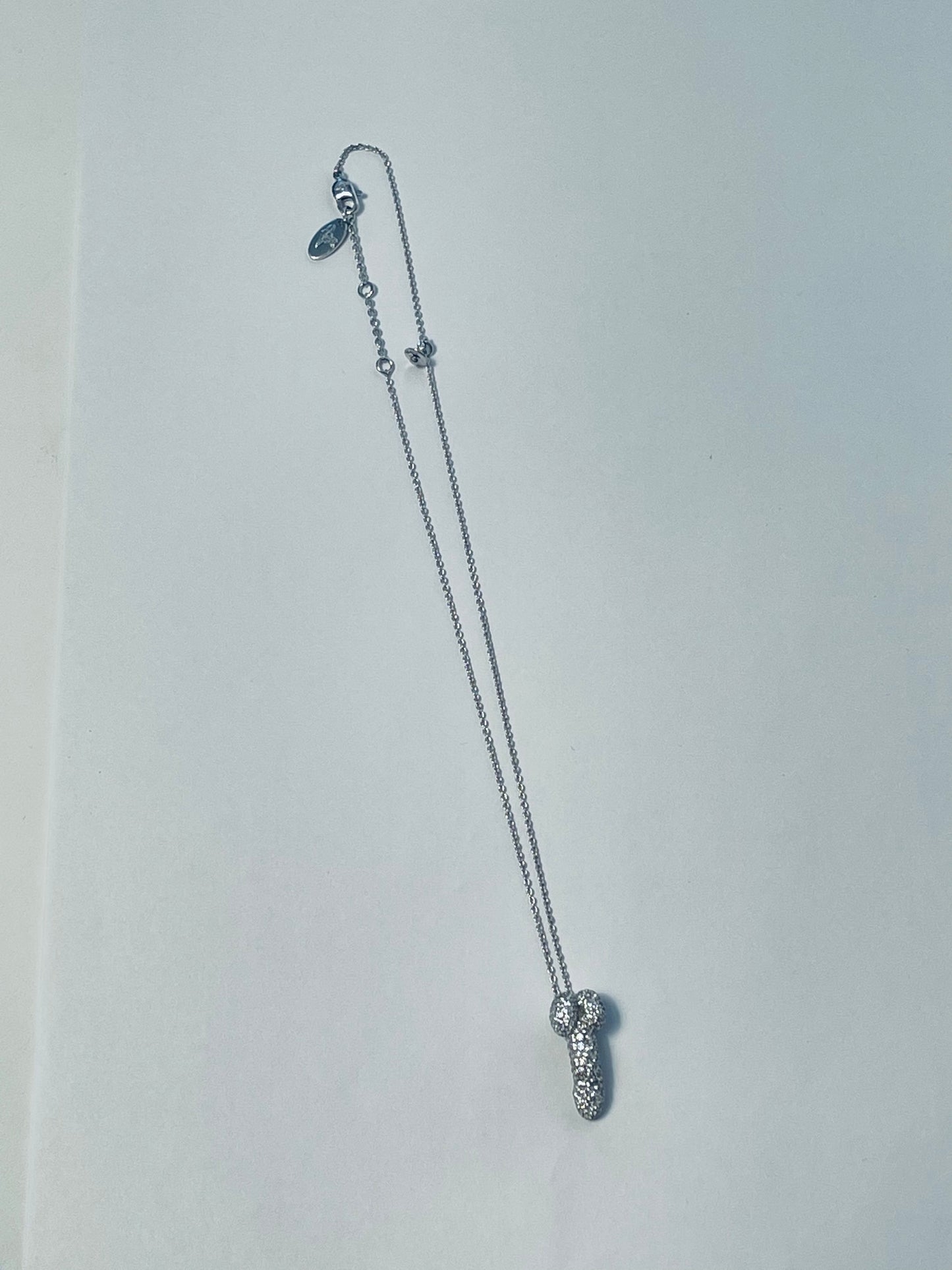 Vivienne Westwood Penis Rare Diamante Pave necklace Swarovski Crystals