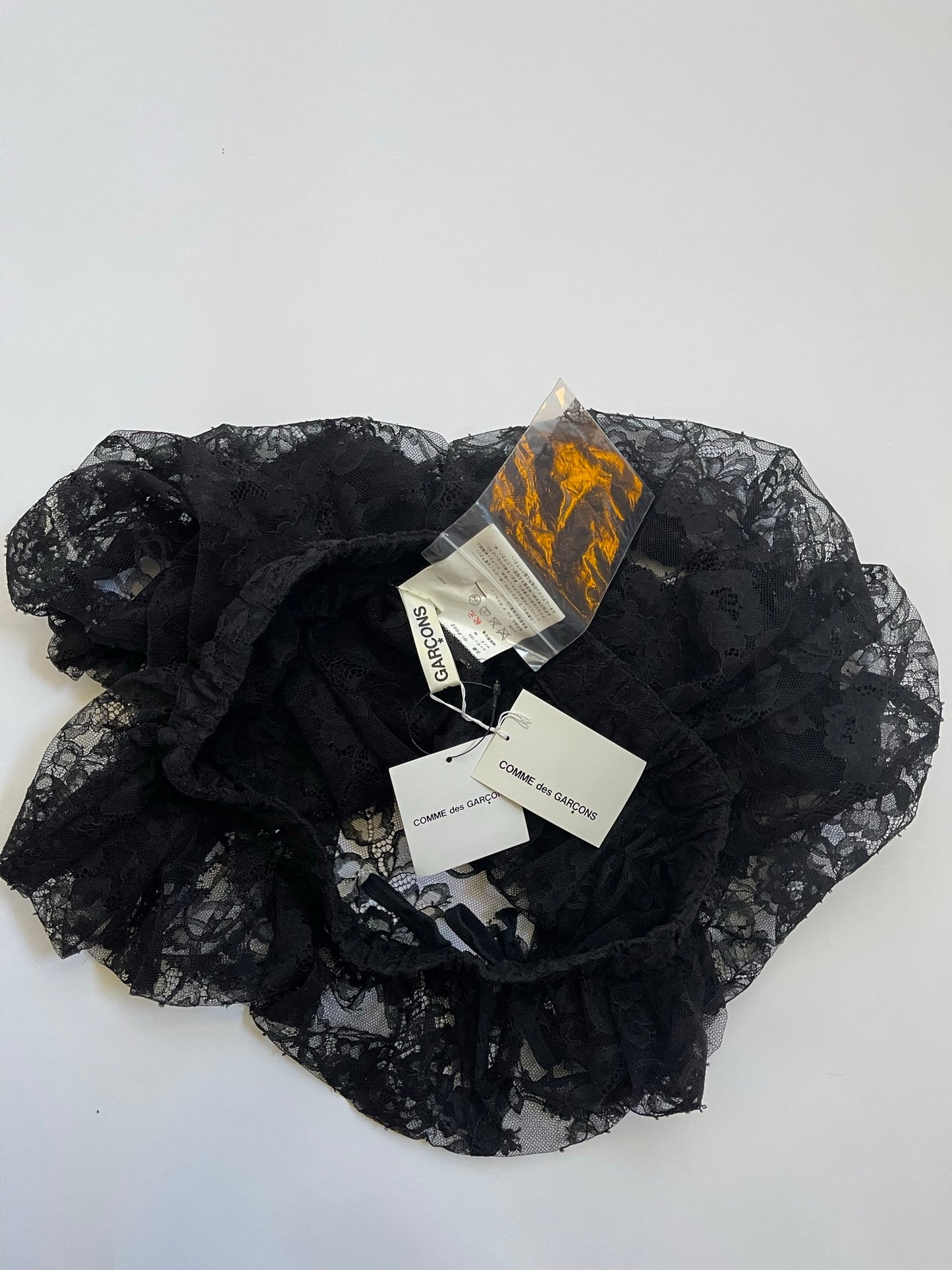 Comme des Garçons Black Lace Capri VINTAGE 2006 NWT