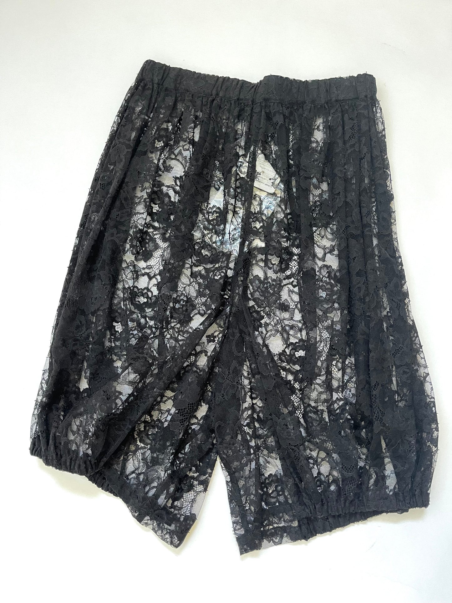Comme des Garçons Black Lace Capri VINTAGE 2006 NWT