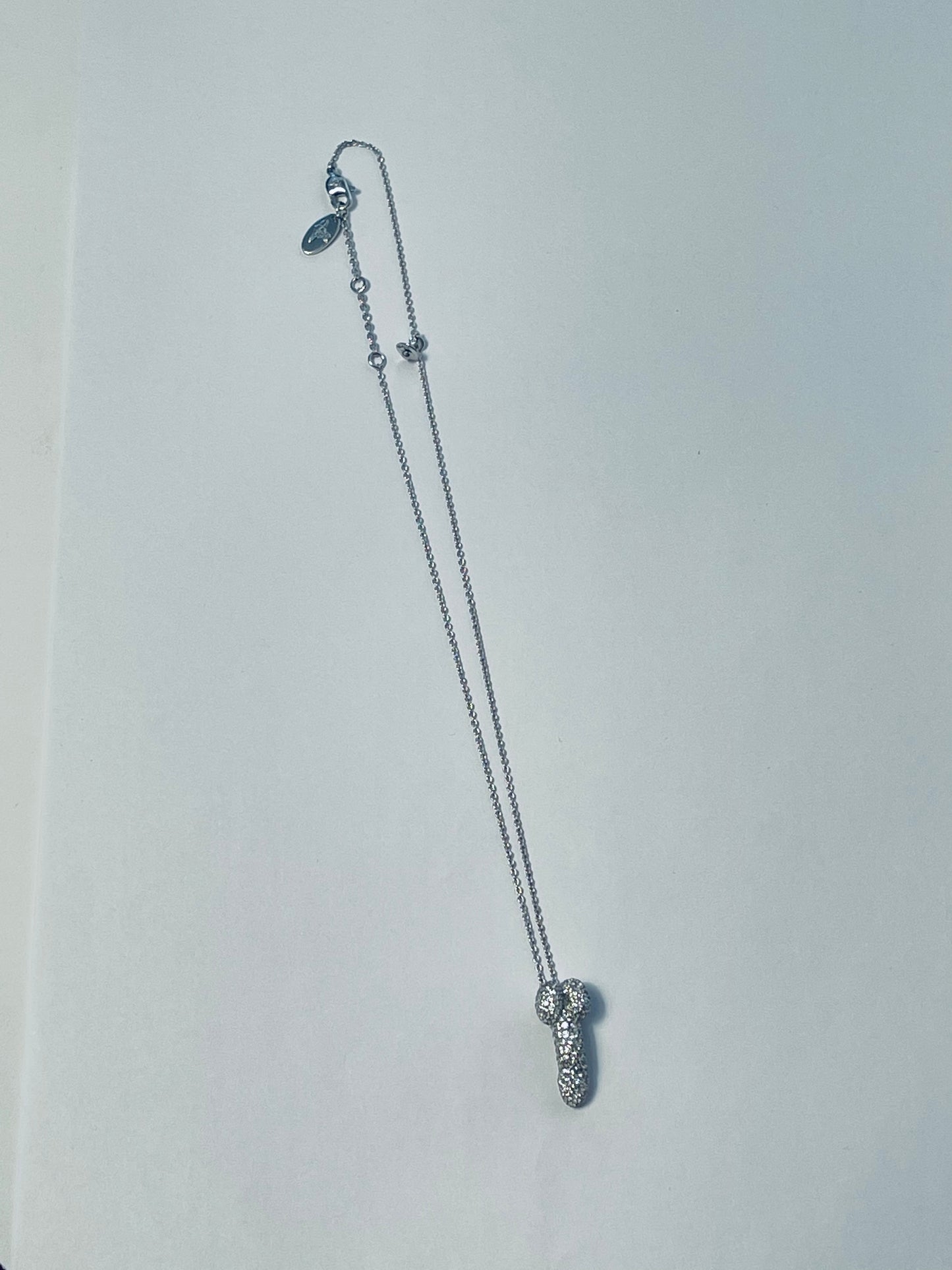 Vivienne Westwood Penis Rare Diamante Pave necklace Swarovski Crystals