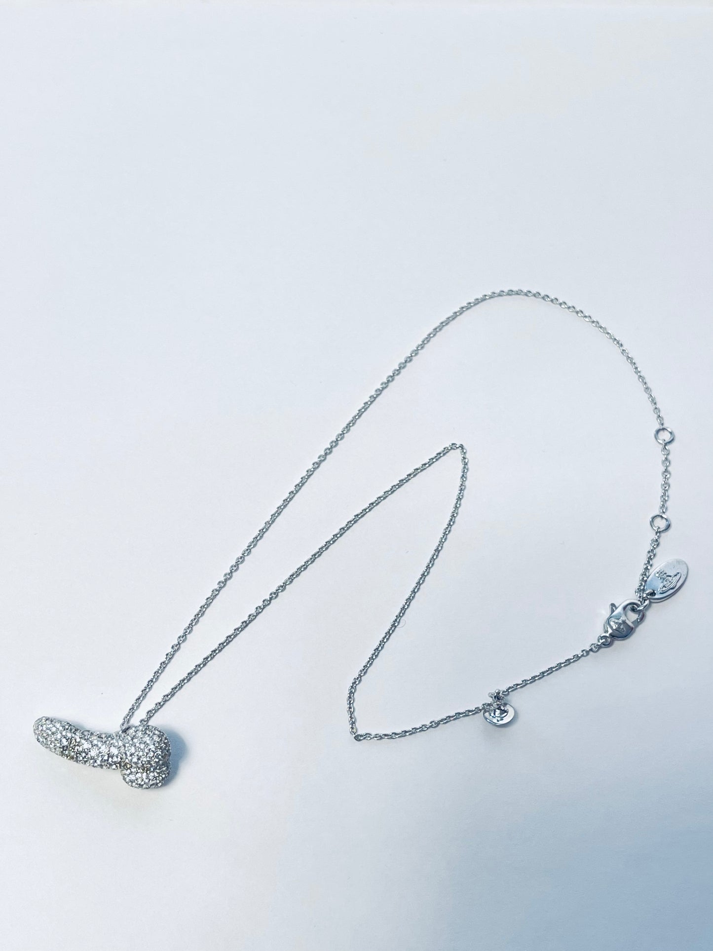 Vivienne Westwood Penis Rare Diamante Pave necklace Swarovski Crystals
