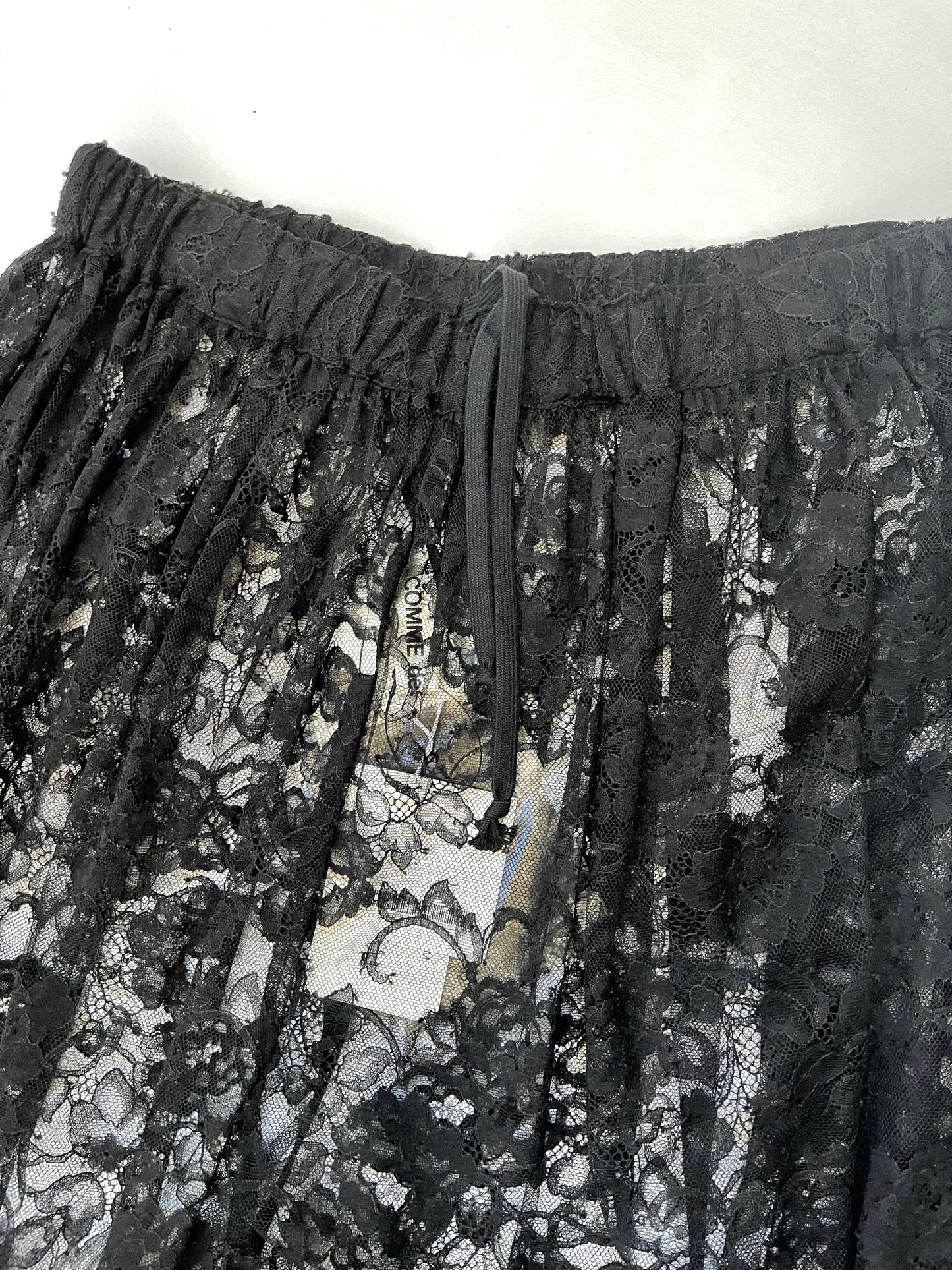 Comme des Garçons Black Lace Capri VINTAGE 2006 NWT