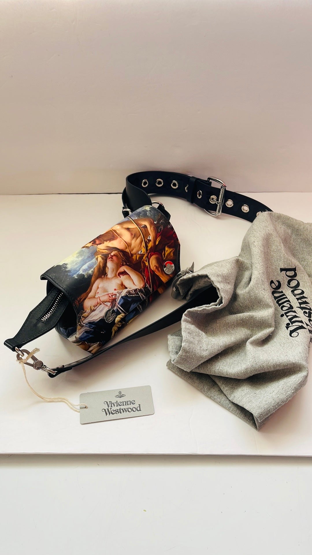 Vivienne Westwood Crossbody Bag BOUCHER/Daphnis & Chloe print NWT