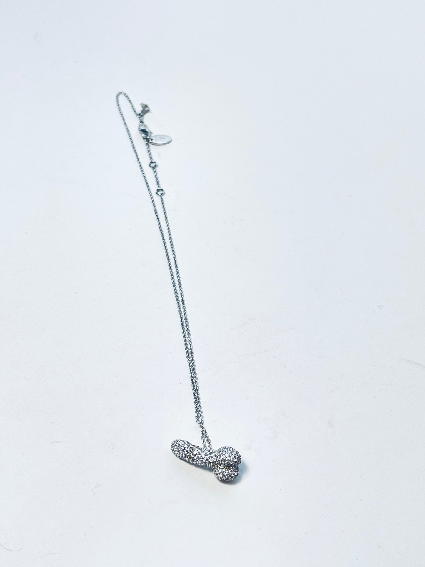 Vivienne Westwood Penis Rare Diamante Pave necklace Swarovski Crystals