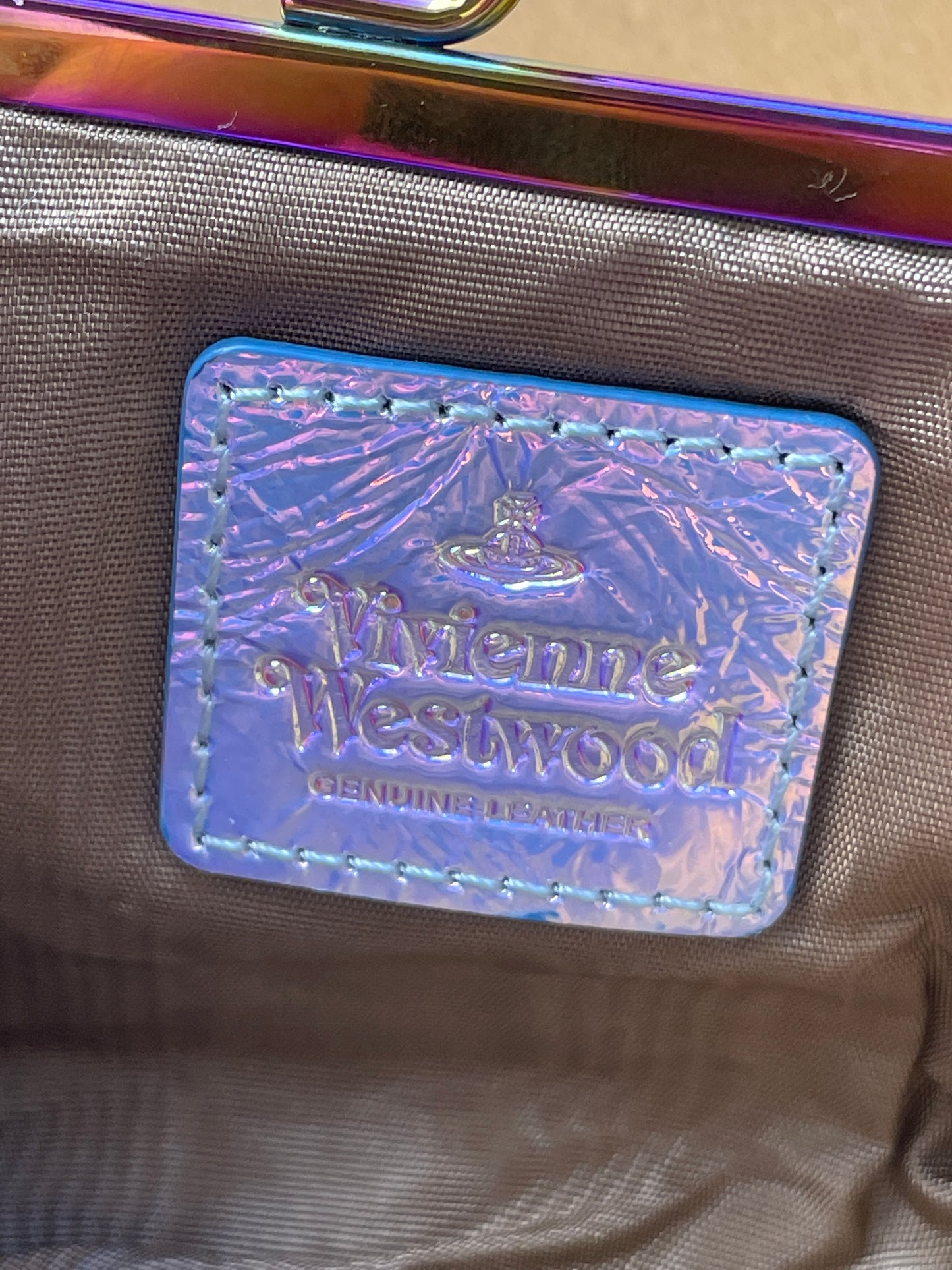 Vivienne Westwood Laminated Leather Coin Purse
