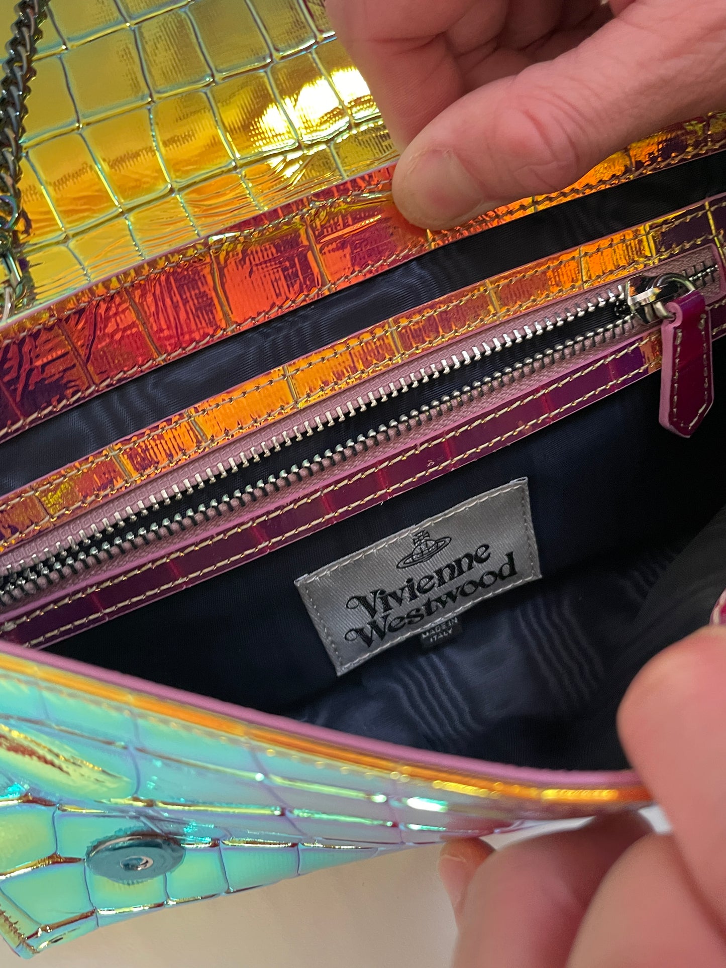 Vivienne Westwood ARCHIVE ORB CLUTCH NWT