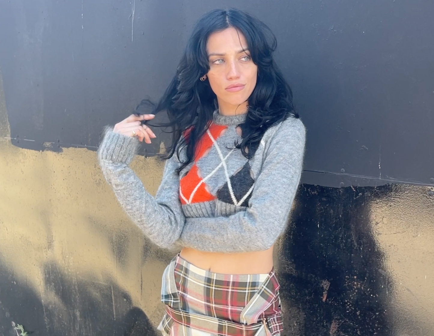 Jean Paul Gaultier Crop Top Sweater
