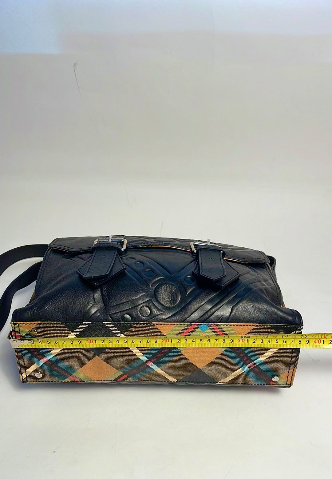Vivienne Westwood RARE VINTAGE CHARLIE TARTAN LAPTOP CROSS BODY NWT